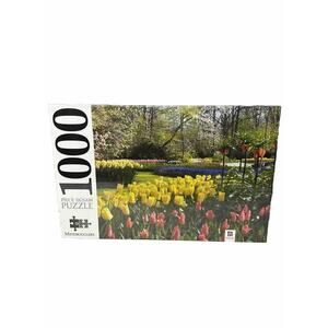 Mindbloggers 1000 Piece Puzzle Keukenhof Gardens 29” X 23”